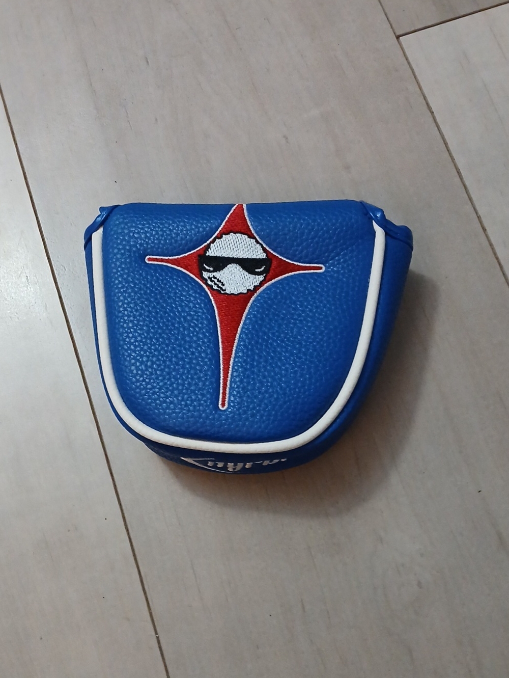 Blue Men's Mallet Putter Headcover.